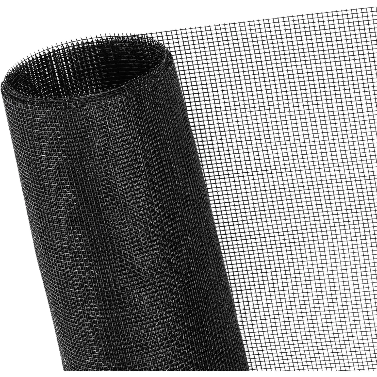 48"x102" Window Screen Mesh, Fiberglass Window Screen, Screen Door Mesh, Windows Screens and Screen Door Replacement, Patio Screen Mesh- Black
