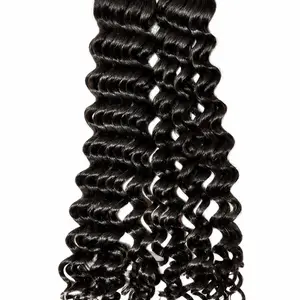 Raw Deep Wave Human Hair Bundles