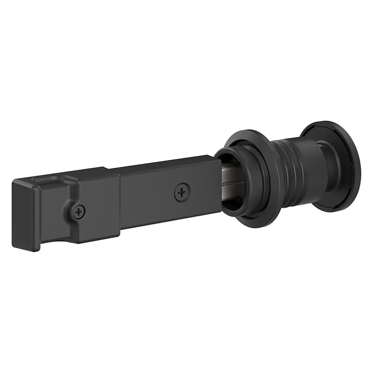 212 MAIN V1045 Barn Door Security Lock, Matte Black Privacy Door Knob with Included Fasteners (National Hardware N700-150), Privacy Door Knobs