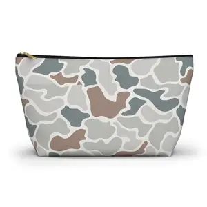 Everything Seamless Camo Accessory Pouch w T-bottom - Bags with Duck Camouflage Design | Hunting Season | Hunter Accessories | Camouflage Style