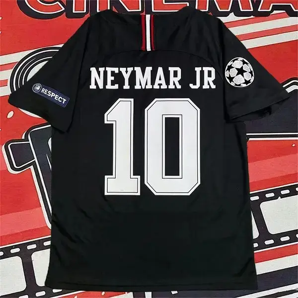 18-19 Away No. 10 Neymar Short Sleeve Breathable Soccer Jersey