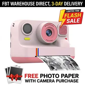 Clearance Sale K1US FBT | 2PRO 24MP Kids Camera | 24h Delivery | Dual Front & Rear Cameras for Kids Mini Colorful