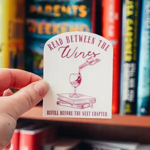 Read Between the Wines Sticker