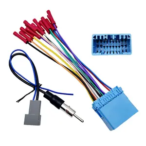 20Pin Car Radio Wiring Harness for Honda 1998-2010 Acura 1999-2008 with Radio Antenna Adapter Aftermarket Car Stereo Wiring Harness Connector for Accord Civic CR-V Radio Stereo Harness Cable