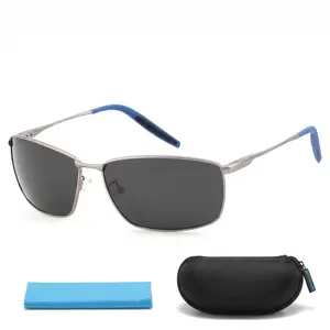 Lightweight HD Polarized Sunglasses for Men Women – UV400 Protection, Gentle Monster Style, with Gift Case & Cleaning Cloth