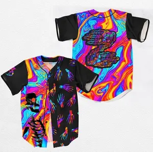 Zeds Dead Trippy Dry Hands Rave Baseball Jersey EDM Music Shirt, EDM Festival Family Gift