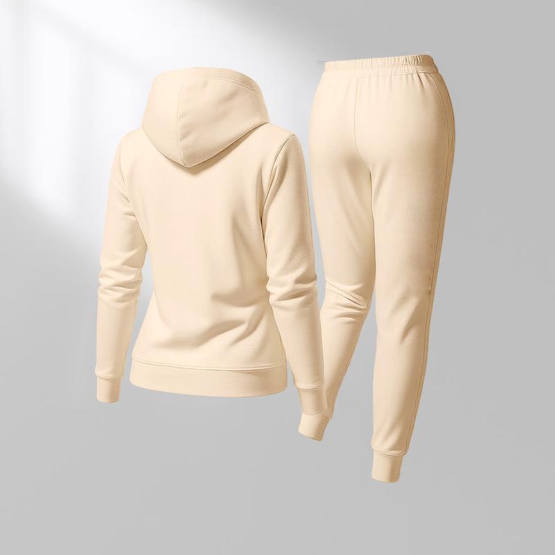 Women's Queen Spade Print Hoodie And Drawstring Track Pants Set, Casual Sportswear, Long-Sleeved Hooded Jacket And Pants, Suitable For Autumn And Winter, Everyday Wear, Indoor And Outdoor Sportswear, Casual Sportswear.