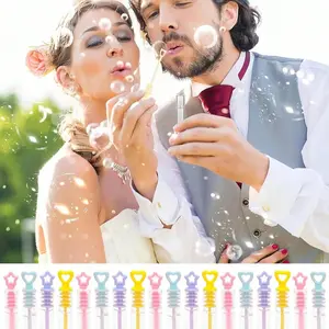 Wedding Bubble Wands Bulk Heart Top, Mini Bubble Party Favors, Valentine's Day Anniversary Supplies, Gift Box Decoration, Wedding Souvenir