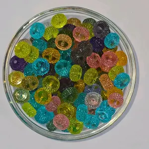 Rhinestone Spacers for Beaded Jewelry Making 12mm 100ml Assorted Colors Sparkling Beads for Crafting Effortless Sparkling Enhance Designs