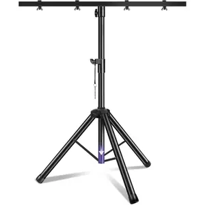 DJ Light Stand Heavy Duty Par Can Tripod T-Bar Stage Lights Stand Adjustable 39-70 Inch DJ Lighting Tripod Mount