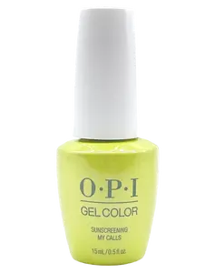 OPI Gelcolor Gel Nail Polish 0.50 oz - GCP003 - OPI GELCOLOR - Sunscreening My Calls