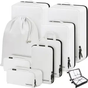 perfect valentine santi backpack Portable storage bag，8 Set Packing Cubes for Travel Essentials - 4 Sizes Extra Large Large Medium Small - Suitcase Organizer Bags - Travel Accessories，Travel backpack