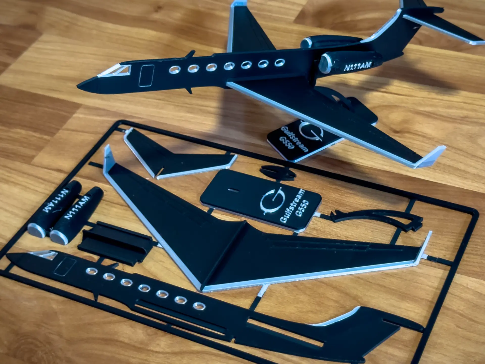 Private Jet Plane Kit Card