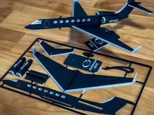 Private Jet Plane Kit Card