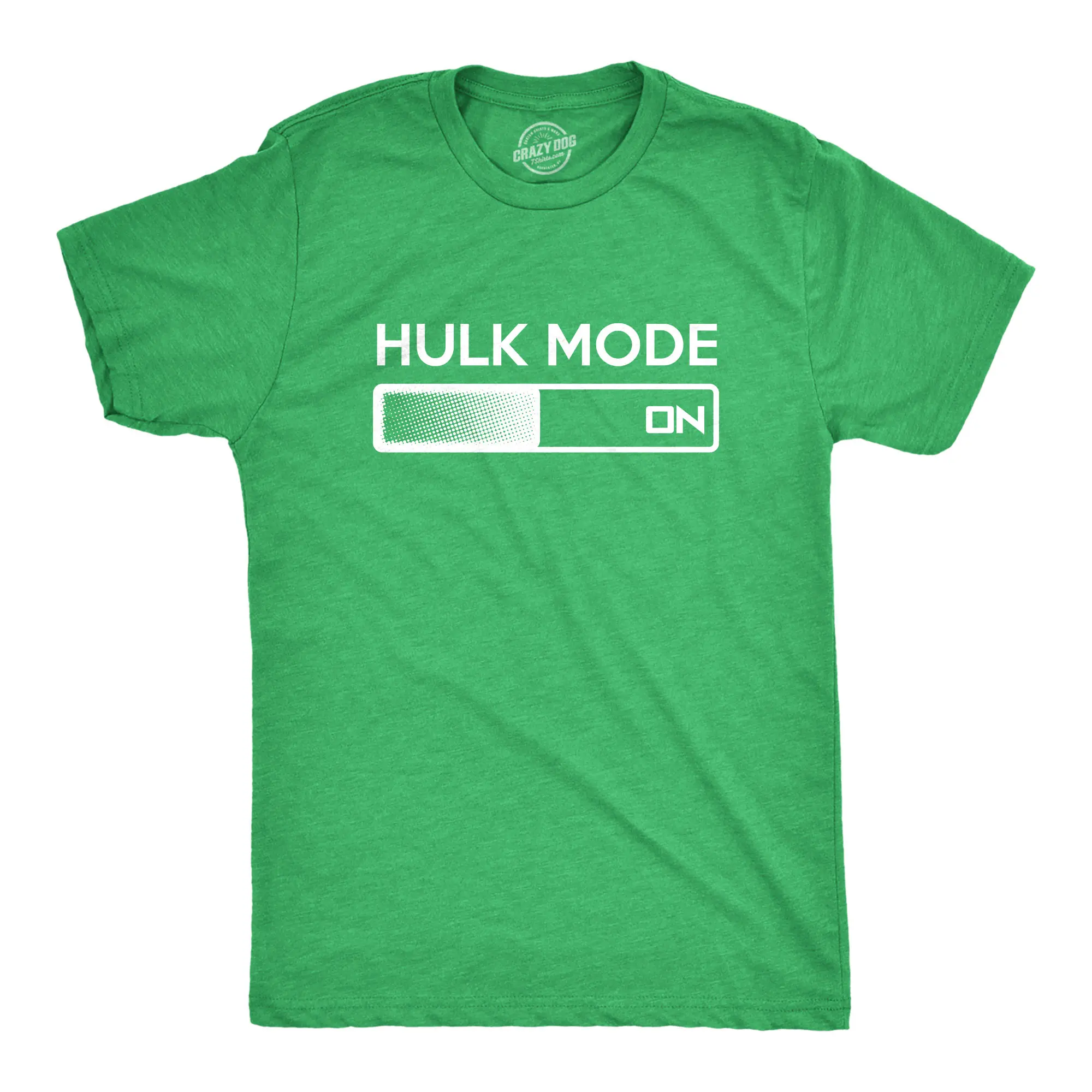 Hulk Mode On T Shirt Funny Graphic Gym Workout Top Sarcastic Saying Adult Humor Mens Funny T Shirts Cool Vintage Fashion T-Shirt Gift Classic Menswear Nerd Apparel for Men Funny Movie Short Sleeve Novelty Tees Green -