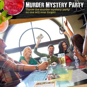 Cold Murder Case Two-piece set - Different gaming experience: Murder of a Millionaire ＆ Ashcroft, Harmony | Unsolved case file Investigation - Detective Real Clues/Evidence - Can You Solve the Crime - Game Party Cards, Card Games
