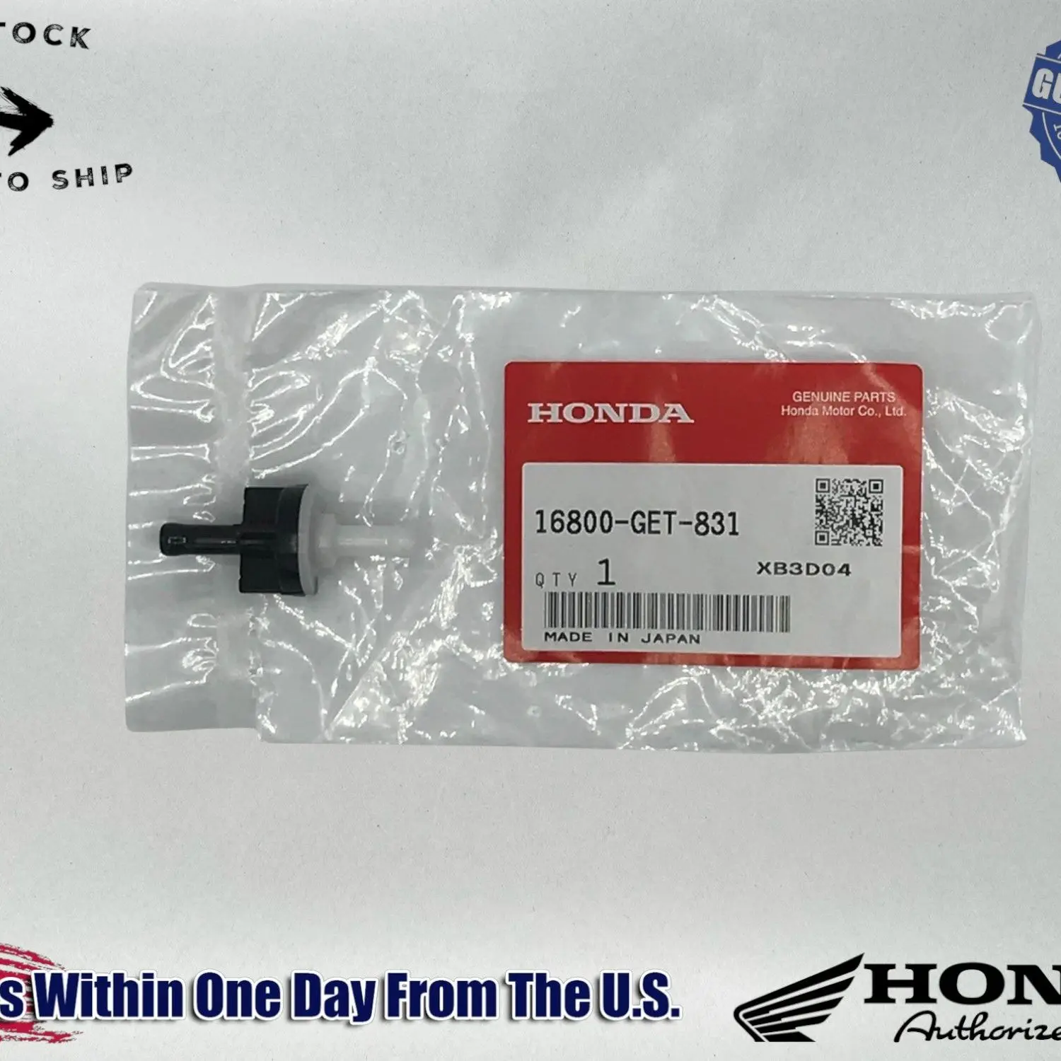 Honda OEM 03-23 NPS50 Ruckus Fuel Check Valve 16800-GET-831