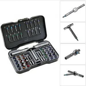 DEEOEE 2025 new upgraded version 50 in 1 DlY Screwdriver Set,1 Set SwitchableScrewdriver Shape Magnetic Screwdriver Set,Compact and Portable Ratchet Screw0driver SetHome Repair Tool Box