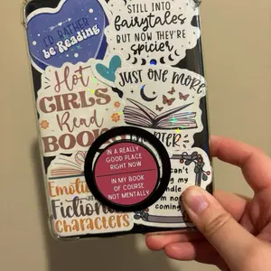 In a good place right now, in my book not mentally Kindle Pop Socket, Kindle Accessory, Kindle Stand, Kindle Grip, Phone Grip, Popsocket, Kindle, book accessory