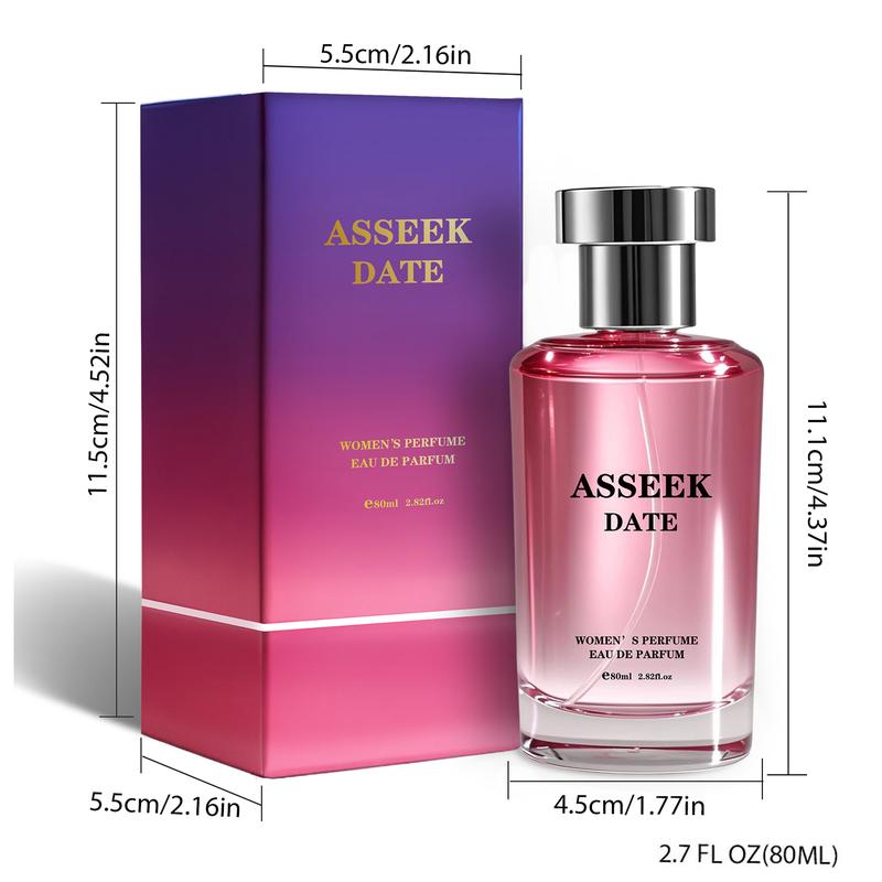 ASSEEK Women's Perfume, Long Lasting Fragrance for Women, Floral and Fruity Scented Perfume, Daily Fragrance,2.71oz（80ml） Cosmetics Pink yara perfume perfume amber rouge Rose yara perfume penhaligon halfeti perfume Berries
