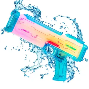 LED Water Blaster Toy - Outdoor Auto Spray up to 26ft, Large Capacity & Rechargeable for Summer Fun