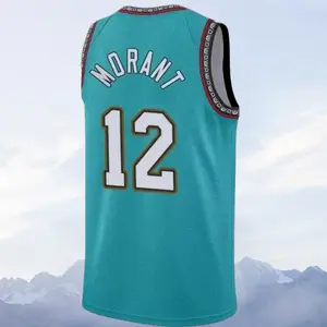 Ja Men's Sleeveless stitched Basketball Jersey green