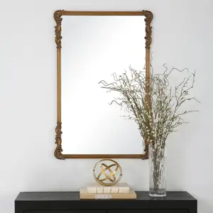 212 Main 24 x 36 x 1 in. Mirror, Antique Gold