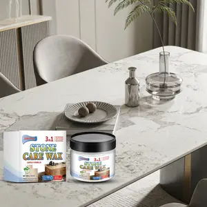 Stone Care Wax, Home Marble Granite Cleaning Polish Protector Cleaner, Household Stone Maintenance, Durable Surface Protection