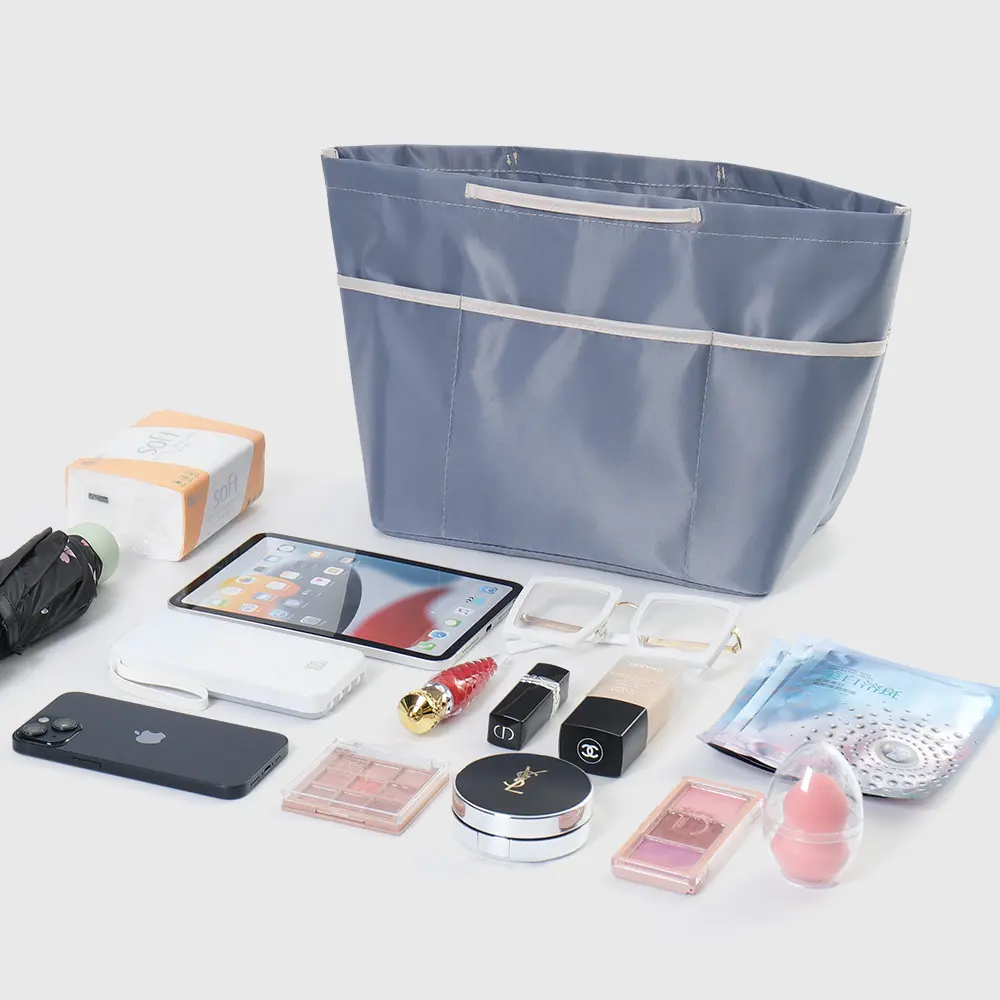Divided Bag Insert Organizer, Special Divider Inner Liner for Tote Bag, Dumpling Shaped Purse In Bag Liner, Professional Built-in Storage Pouch