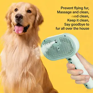 Pecute Pet Spray Hair Removal Brush for Cat/Dog – Deshedding & Grooming Tool, one button hair removal