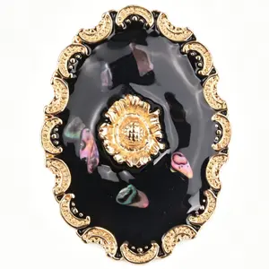 Vintage Shell Accents Perfect for Brocade Jackets Silk Blouses Clutch Bags Ideal for Retro Galas Evening Soirées