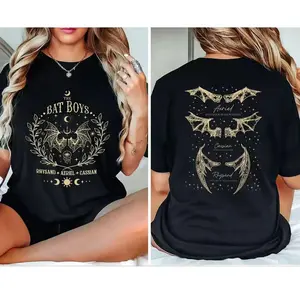 Wingleader Fourth Wing Graphic T-Shirt – Basgiath War College Book Tee, Night Court Sarah J. Maas Crewneck, Dragon Rider Shirt, Riders Quadrant Tee for Men & Women, Y2K Vintage Aesthetic, Oversized Casual Streetwear, TikTok Trend, Black Hoodie Option