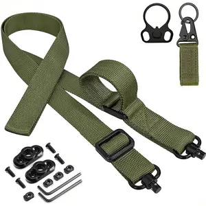 Premium 2 Point Quick Adjust Tactical Sling - Seamless Gear Strap with QD Sling Swivels & Fast-Adjust Thumb Loop, Essential Security Equipment