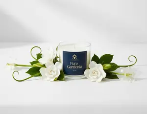 Pure Gardenia - Scented Organic Soy Wax Candle