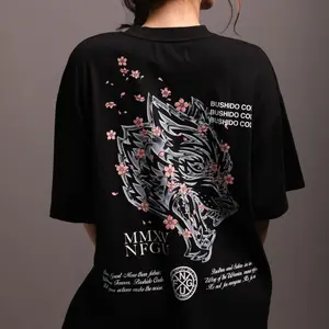 DARC WOLF SHIRT Women's Black Oversized Tee for Bodybuilding Comfortable Fit Stylish Look US Size Ideal for Activities Casual Womenswear