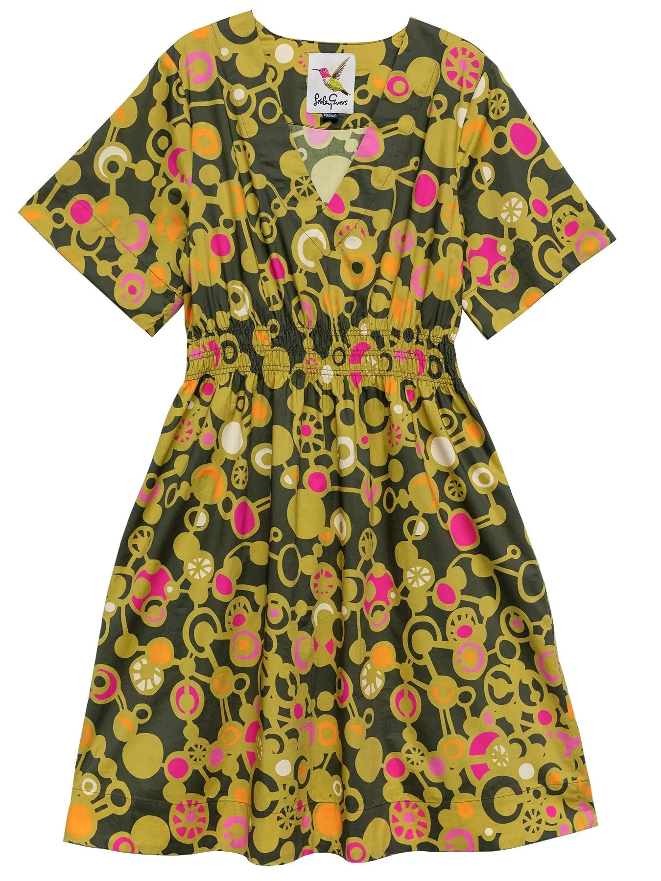 NINA dress Kinetic Green
