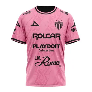 LIGA MX Club Necaxa Special Home In Pink Kits Design ST2401