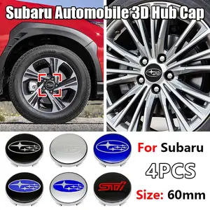 Subaru Car Style Decoration Accessories, Vehicle Exterior Decoration, Wheel HUB Center Cap Cover, Stylish Car Parts for Subaru Models, Automotive Decor