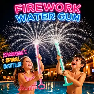 firework Water Gun (4/8Pcs), Summer Outdoor Pool Beach Toys, Pump Action Squirt Blasters for Backyard Water Fights, Boys & Girls Summer Essentials tiktokshopspringglowup,summervibes outdoorfun part