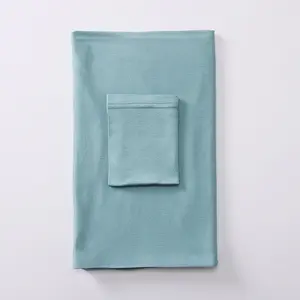 Women Muslim Modern Modesty Chic Solid Color Soft Jersey Hijab Tudung With Basic UnderCap Formal Spun Rayon Lightweight Breathable MH038 Beige Black