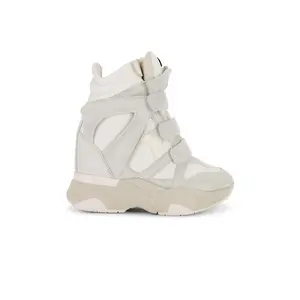 Isabel Marant Balskee Sneaker in White Isabel Marant Balskee Sneaker in White