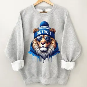 Cool Lions Football Shirt Crewneck Unisex, Game Day Shirt, Lions Funny Gift Shirt