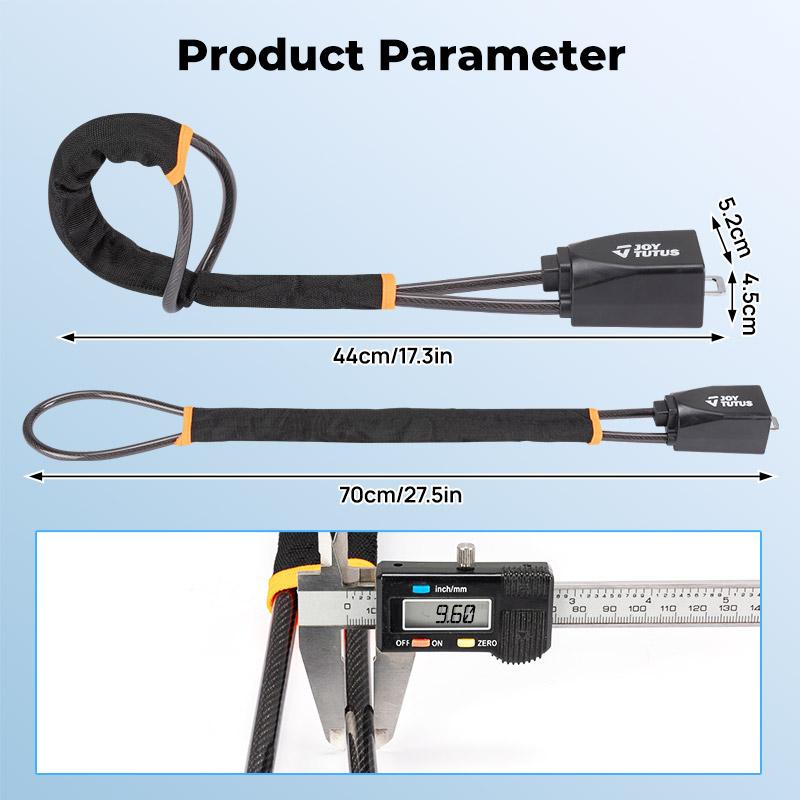 Joytutus Steering Wheel Lock with 3 Keys Universal Anti Theft Car Device for Most Vehicles Trucks SUVs Vans Dashboard Security Deterrent Durable Construction Quick Installation