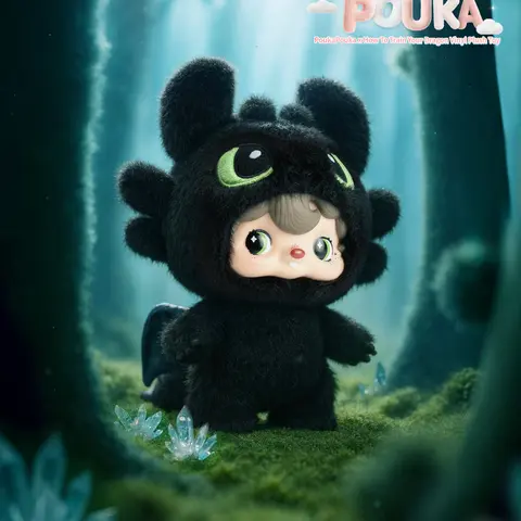 52TOYS PoukaPouka x How To Train Your Dragon Vinyl Plush Toy  Kawaii Creative Gift Room Decor Desktop Decoration Gift for  Birthday Party Cuddly Stuffed Animal Cute Animal Design