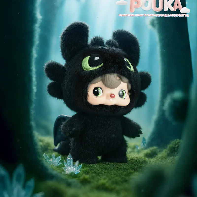 52TOYS PoukaPouka x How To Train Your Dragon Vinyl Plush Toy  Kawaii Creative Gift Room Decor Desktop Decoration Gift for  Birthday Party Cuddly Stuffed Animal Cute Animal Design