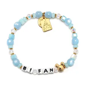 Disney Store Mickey Mouse Icon ''#1 Fan'' Bracelet by Little Words Project Disney Store Mickey Mouse Icon ''#1 Fan'' Bracelet by Little Words Project