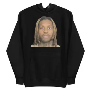 Lil Durk Mugshot hoodie Cotton Streetwear Graphic