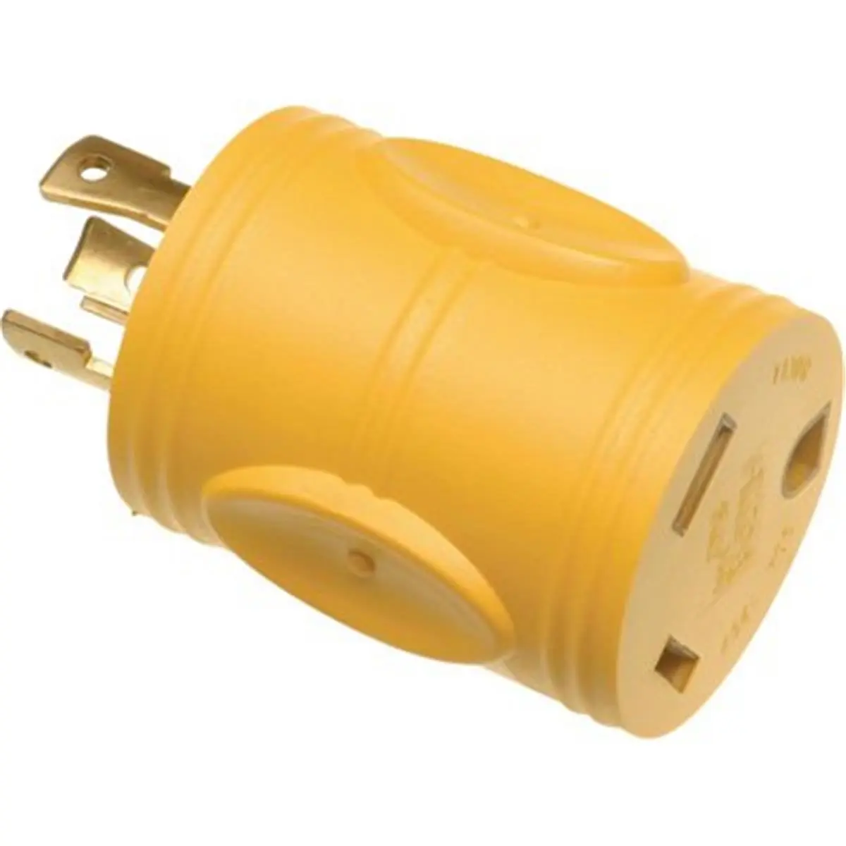 212 MAIN Round Shape 30A Generator Plug Power Adapter - PVC Body, UV Resistant, Multi Plug Adapter for Generator Use