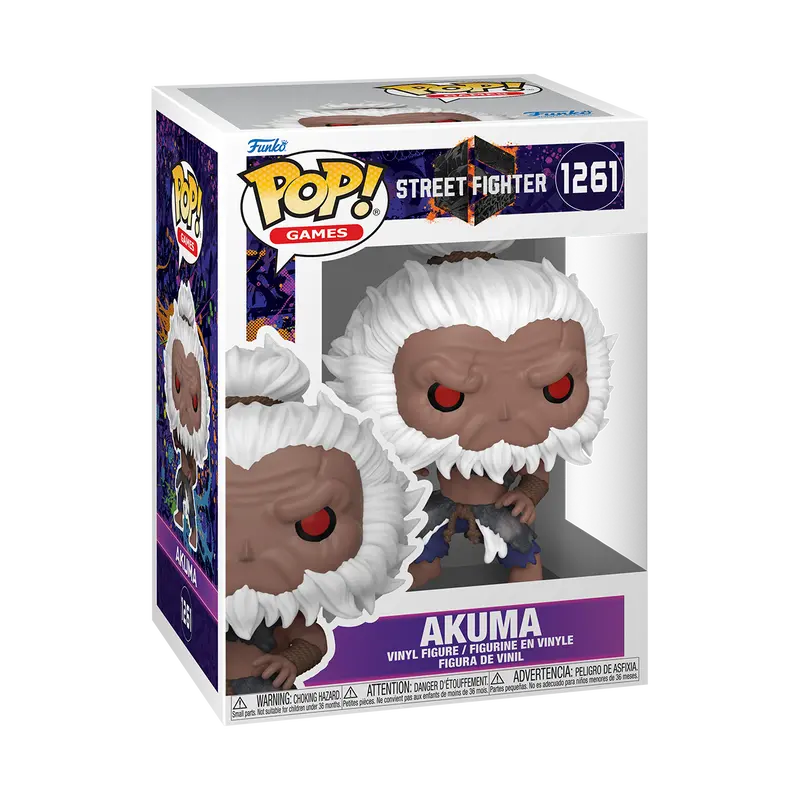 Funko Pop! Street Fighter - Akuma #1261 (Non-Chase) Collectible Pop Vinyl Figure