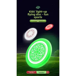 Frisbee luminous children's full soft boomerang boys flying light flying saucer outdoor sports toys